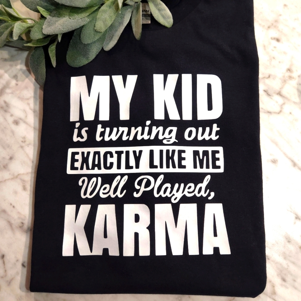 Funny shirt mom karma trending cute